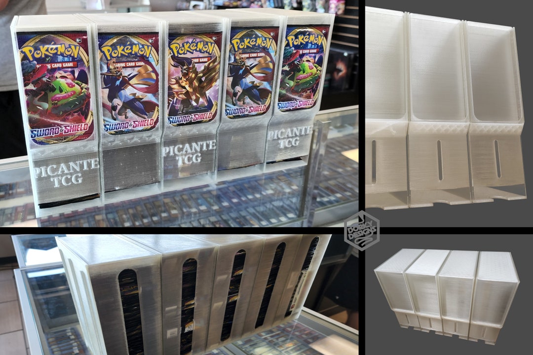 Pokemon Card Pack Dispenser Yugioh MTG Magic the Gathering TCG Store Deck Display Holder Stand