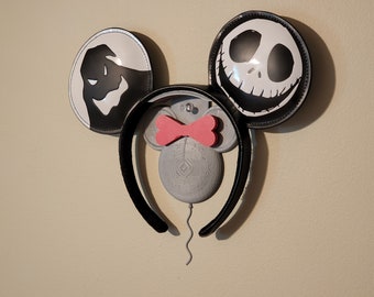 3 PACK - Mickey / Minnie Balloon Themed Disney Ear Wall Display Mount Hangar For Ear Headbands