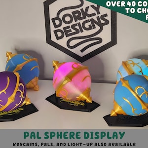 Full-size Pal Sphere-display | Te openen opslag Palworld World Palsphere Mega Giga Hyper Ultra legendarische balcontainer decor cosplay prop