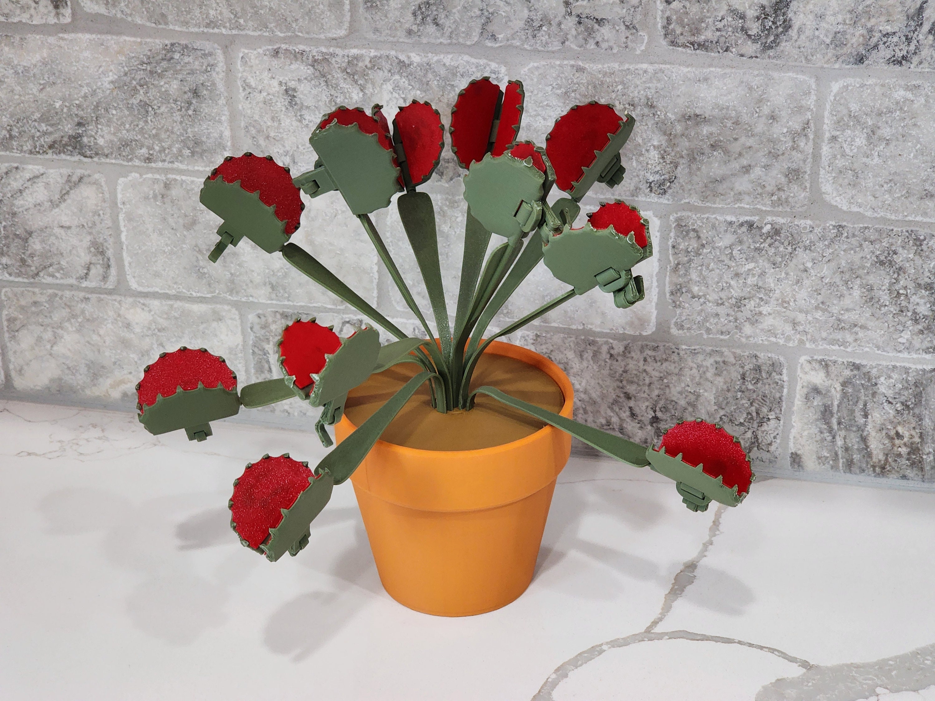 Venus Flytrap Snack Clips 3D Printed Plant | Each Trap is A Bag