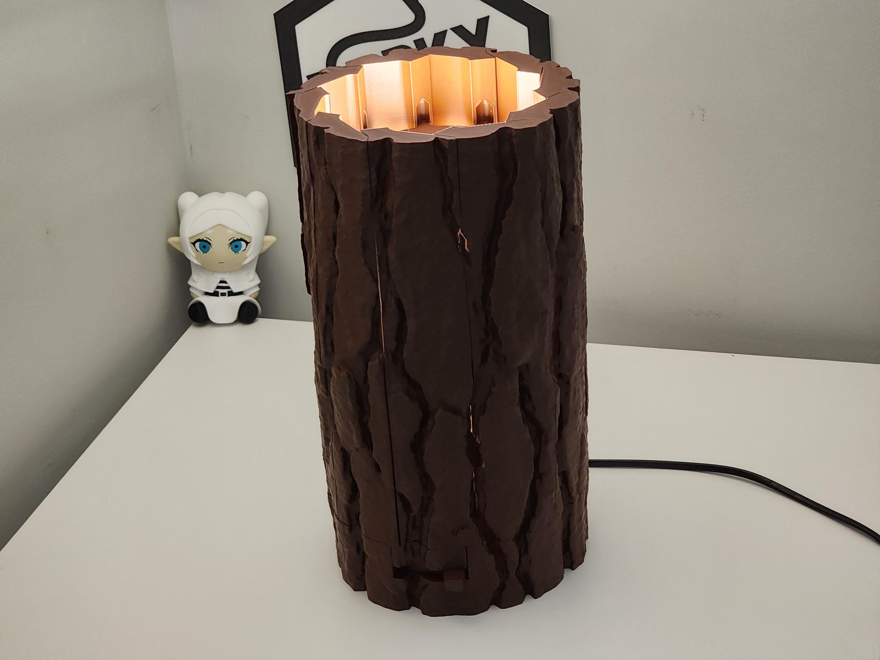 Log Lamp | Mechanical Dimming Lantern Desk Table Reading Night