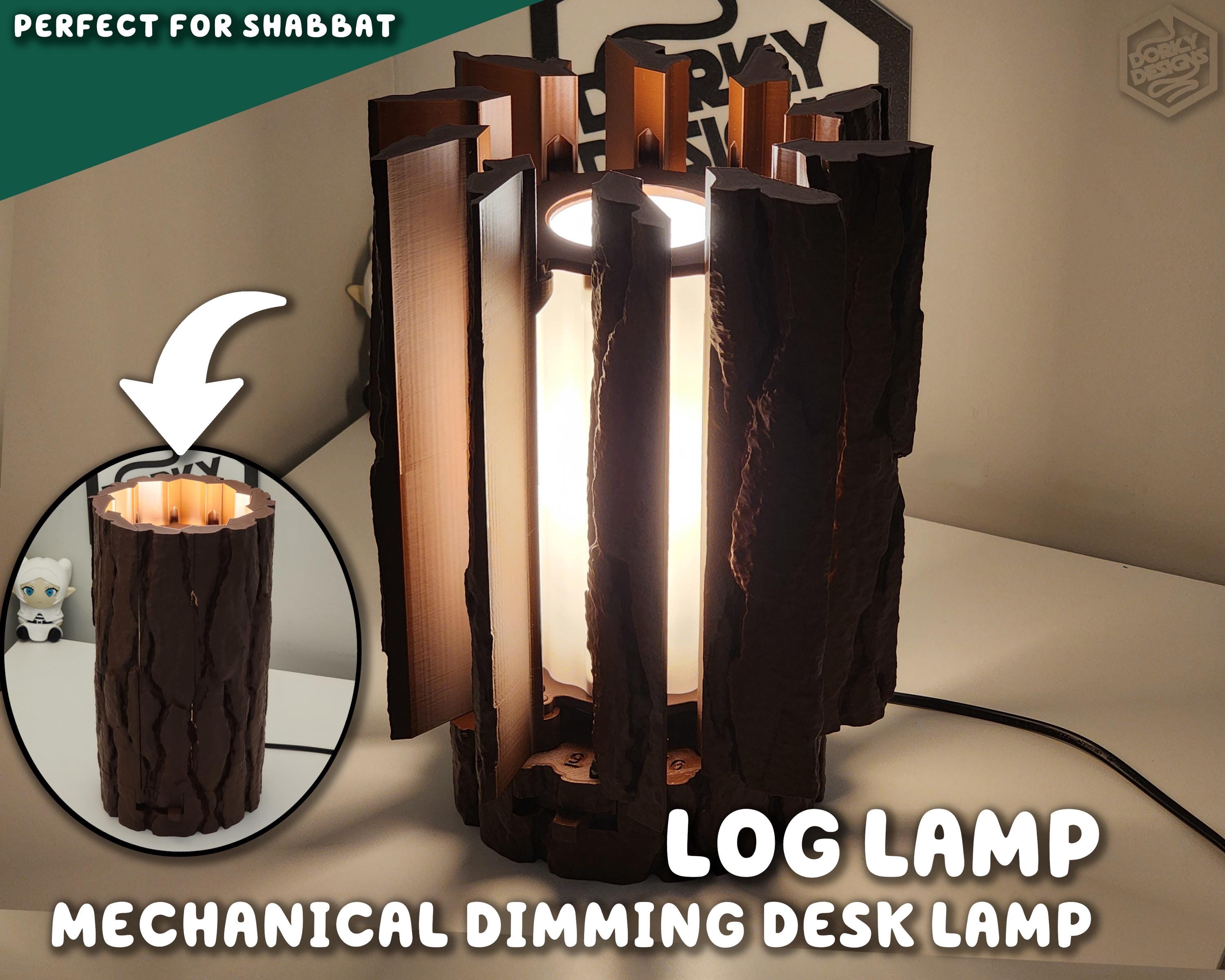 Log Lamp | Mechanical Dimming Lantern Desk Table Reading Night