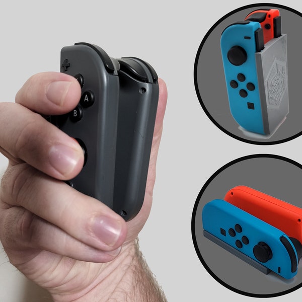 One-Handed Joycon Controller Grips for Nintendo Switch | Handicap/Disability Aid Joy-Con Holder Complete Comfort Easy Better Ambidextrous