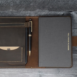 Full Focus Pocket Planner Leather Cover, FF Pocket Cover, Full Focus Pocket Folio, Leather Cover for Full Focus Pocket Planner