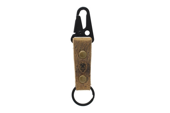 Leather Keychain, Leather Key Chain, Leather Key Fob, Keychain