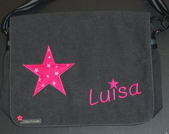 Wickeltasche - Schultertasche personalisiert