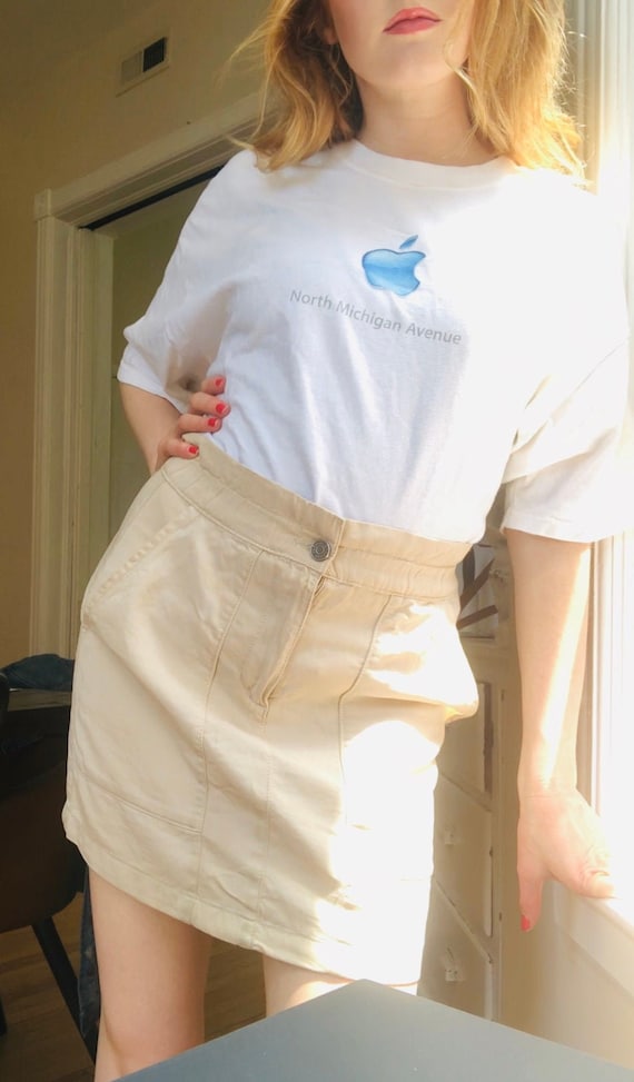 Vintage Apple T-Shirt; 1990s; North Michigan Avenu