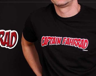 Shirt: Captain Fahrrad! Wir lieben Radfahren