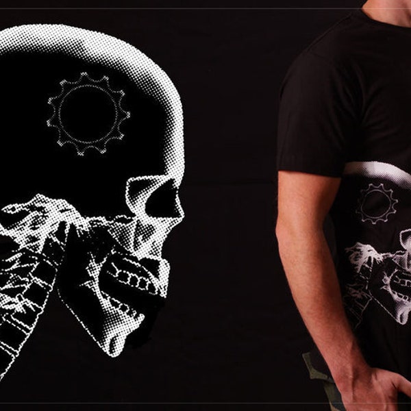 Shirt: Skull! Wir lieben Radfahren