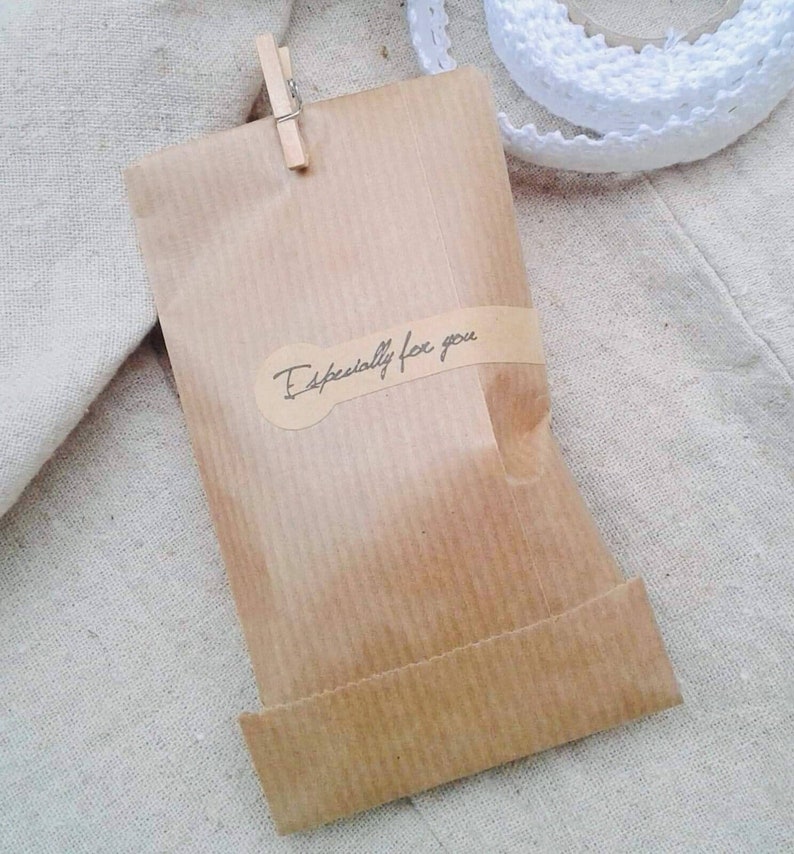 Mini Sachets en papier kraft 7x12 cm Pochettes cadeaux Etsy