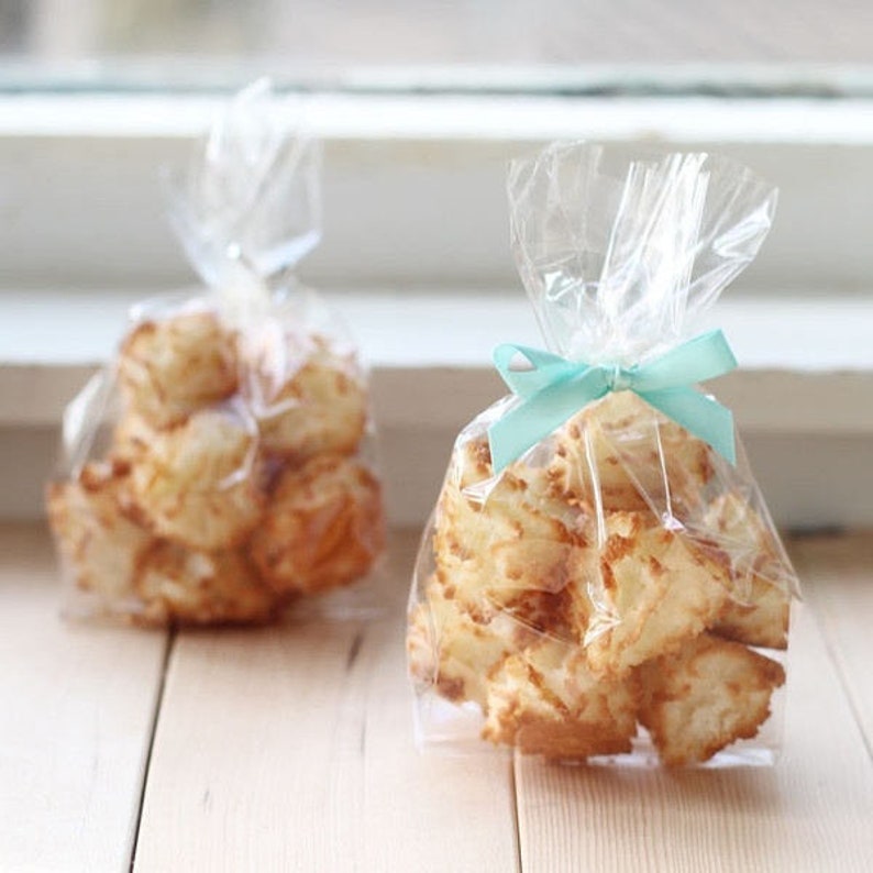 Clear cellophane bags for Cookie Packaging Clear Cookie bags Etsy