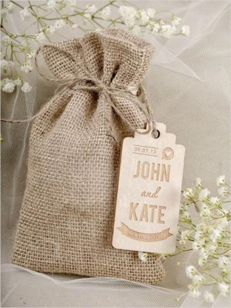 10 Pochons en jute pour dragées ou bonbons Sachets toile de Etsy