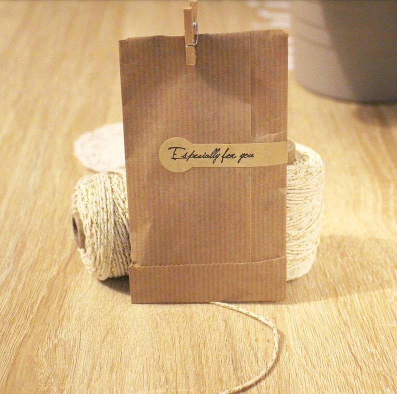 Mini Sachets en papier kraft 7x12 cm Pochettes cadeaux Etsy
