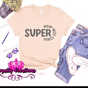 Fête des mères, Maman, Maman svg, Svg, Super Maman, Super Femme