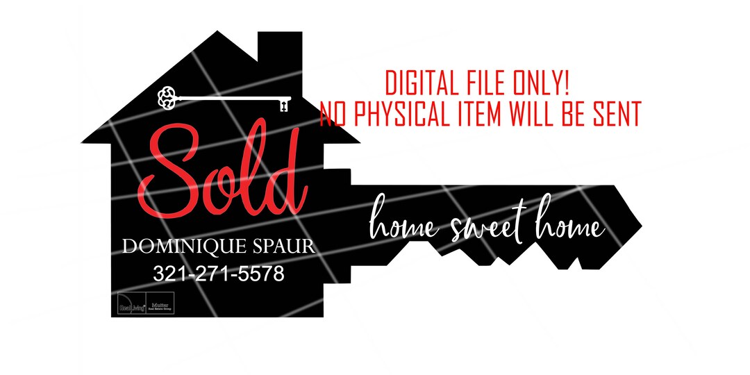 Real Estate Sold Key File,real Estate Sold Key Svg,sold Key Sign