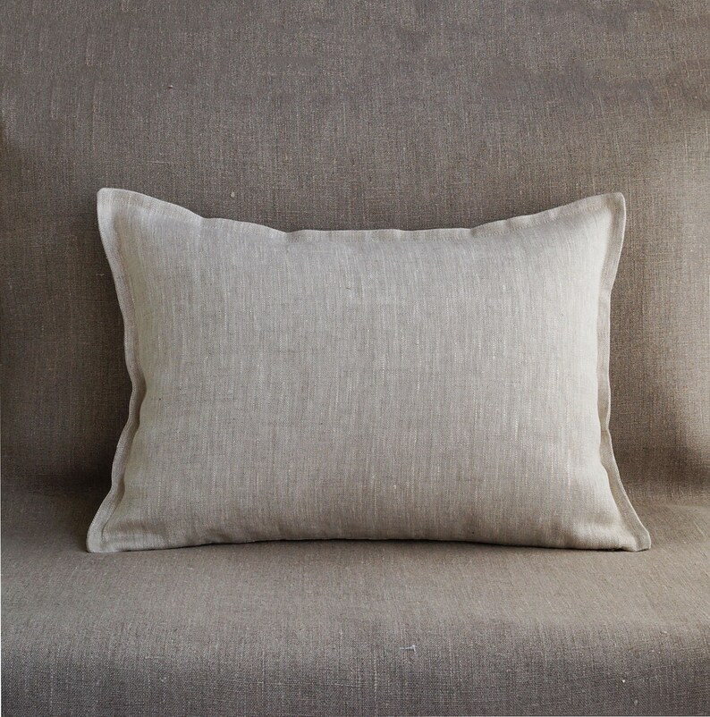 Long body pillow case linen lumbar throw pillow cover for Etsy