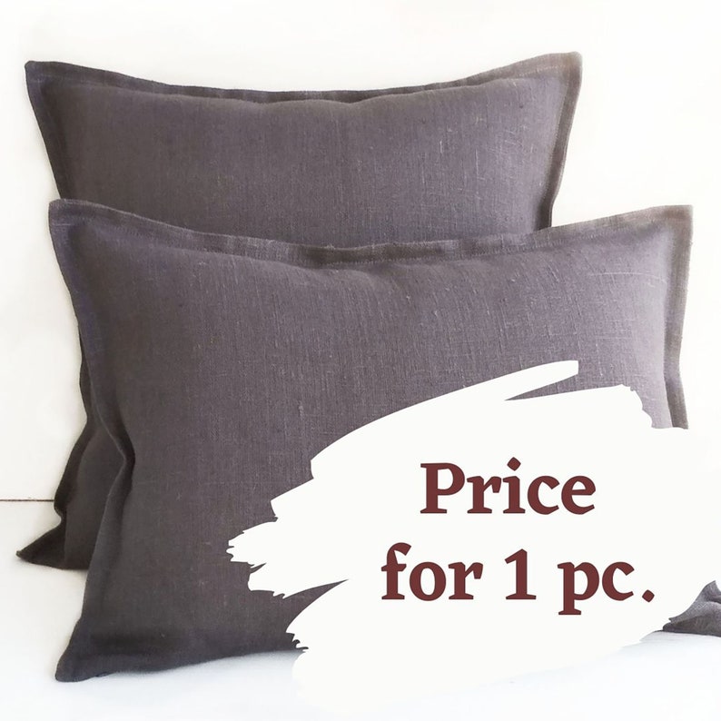 14x26 Linen Lumbar Pillow Cover 16x36 Navy Blue Throw Pillow Etsy