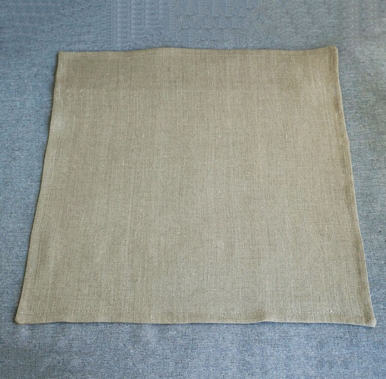 Natural Linen Throw Pillow Cover Farmhouse Rustic Gray Pillow Etsy