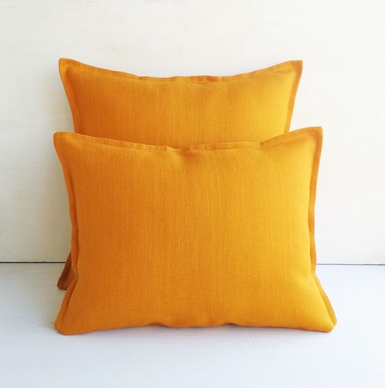 24x24 Black Linen Euro Sham Cover 26x26 Whyte Linen Throw Etsy