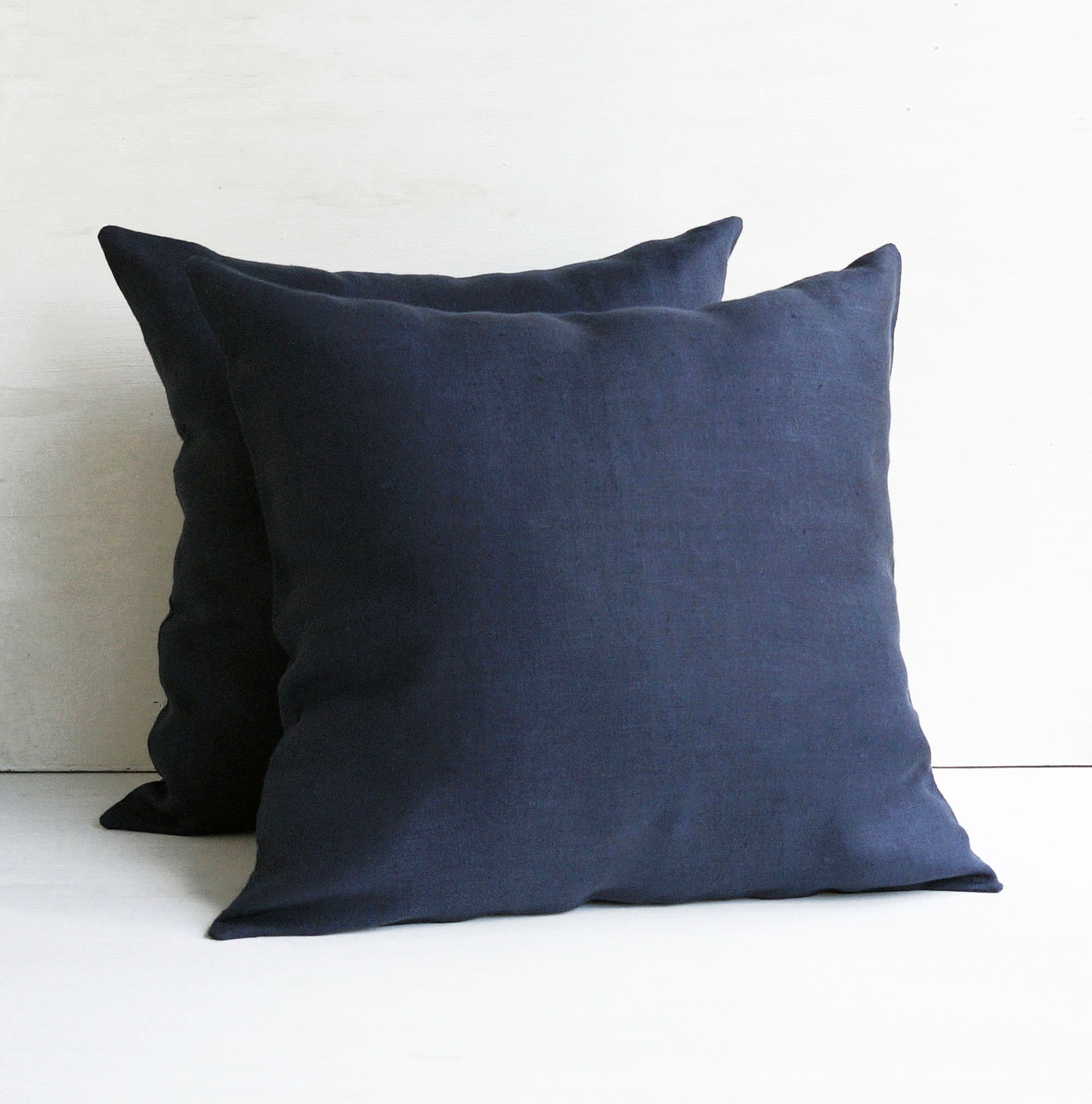 dark blue pillow cases