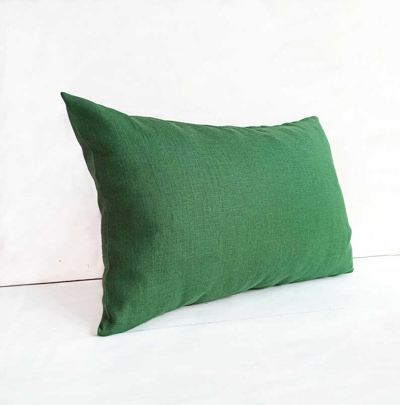16x36 Linen Body Pillow Cover 20x54 Extra Long Lumbar Pillow Etsy