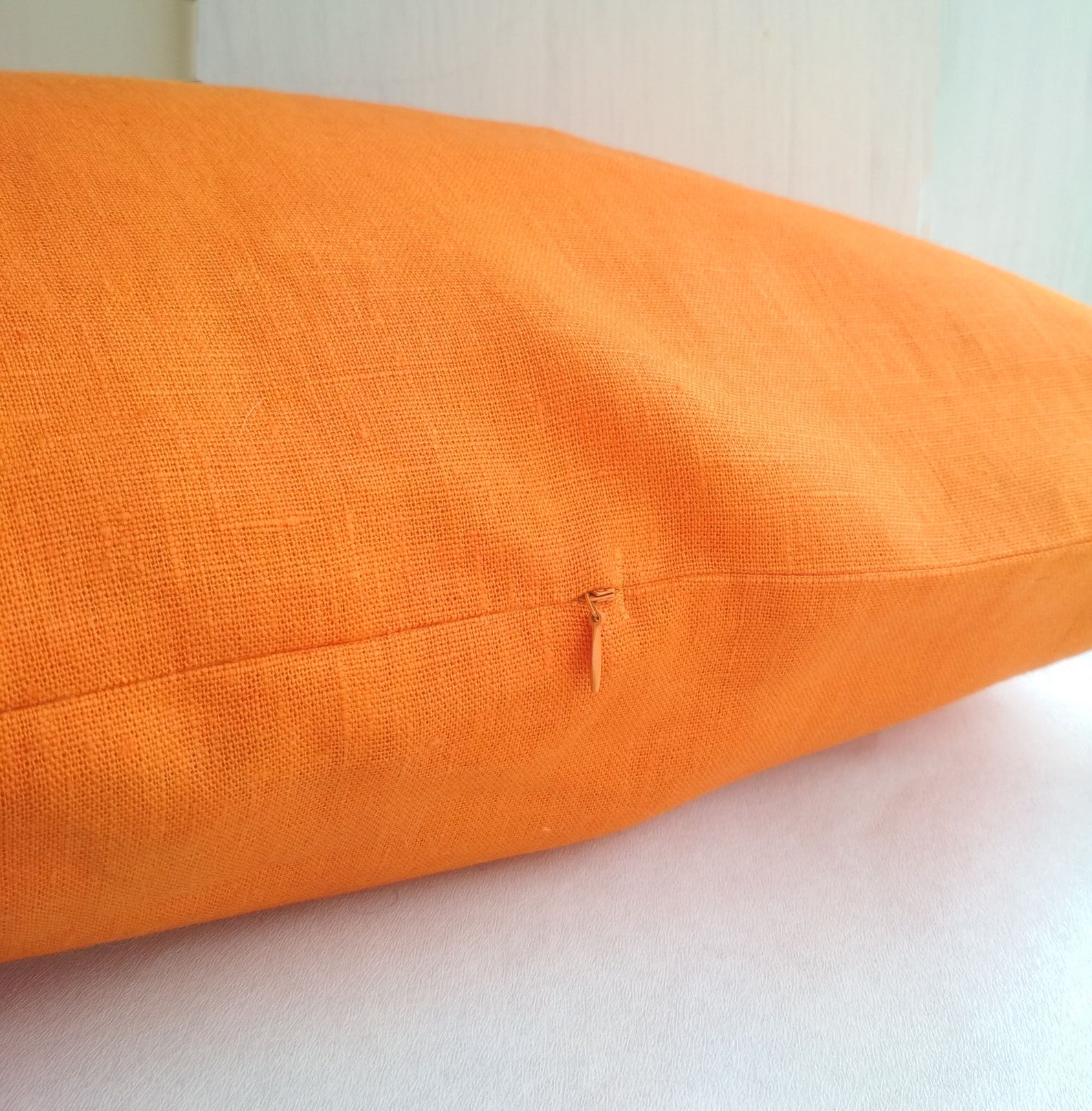 20x52 Linen Body Pillow Cover 20x54 Extra Long Lumbar Pillow Etsy