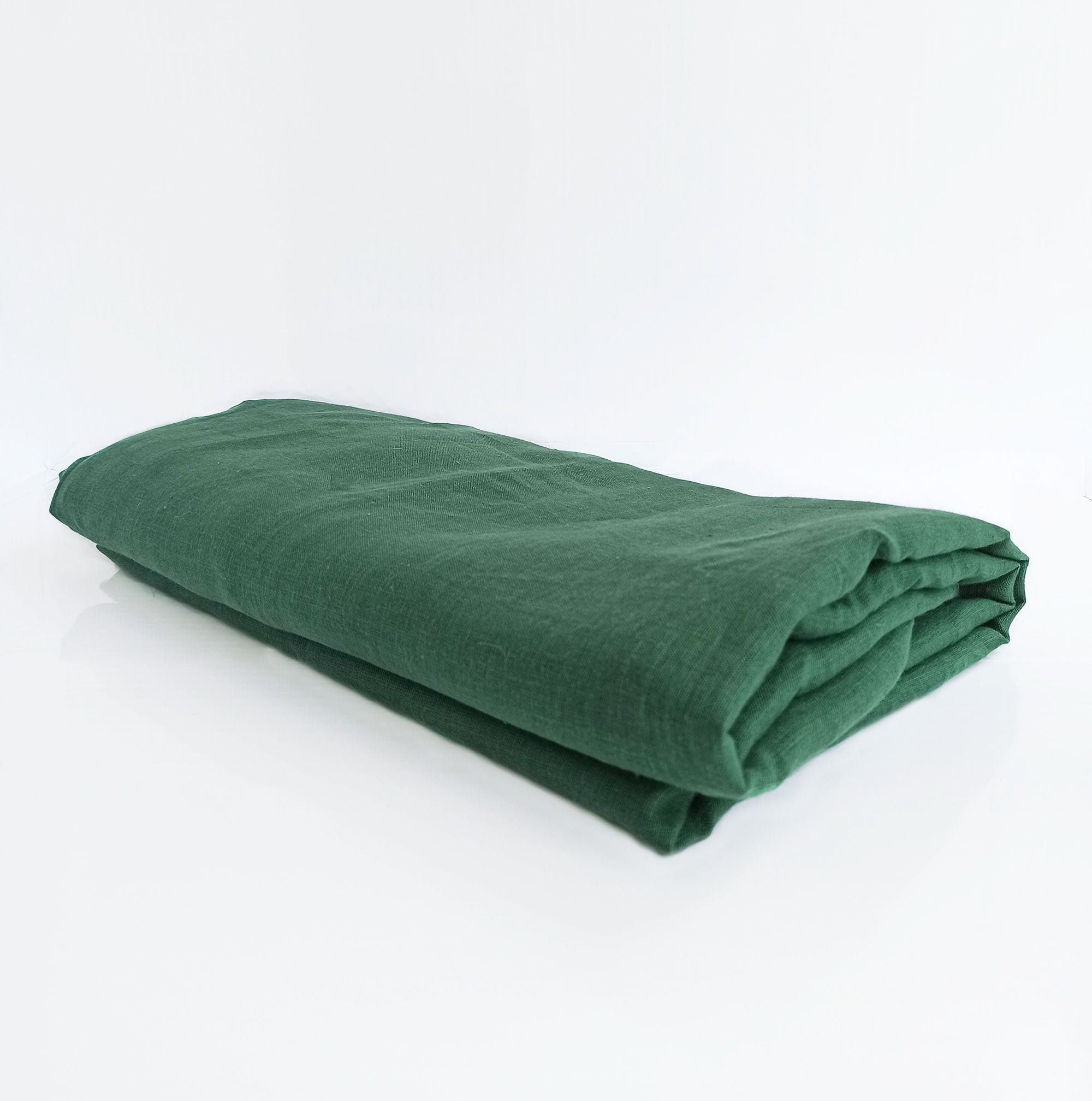 Linen flat sheet king Moss green linen bedding twin xl Bed Etsy