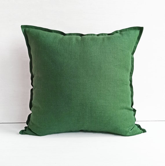 Linen euro cheap shams 26x26