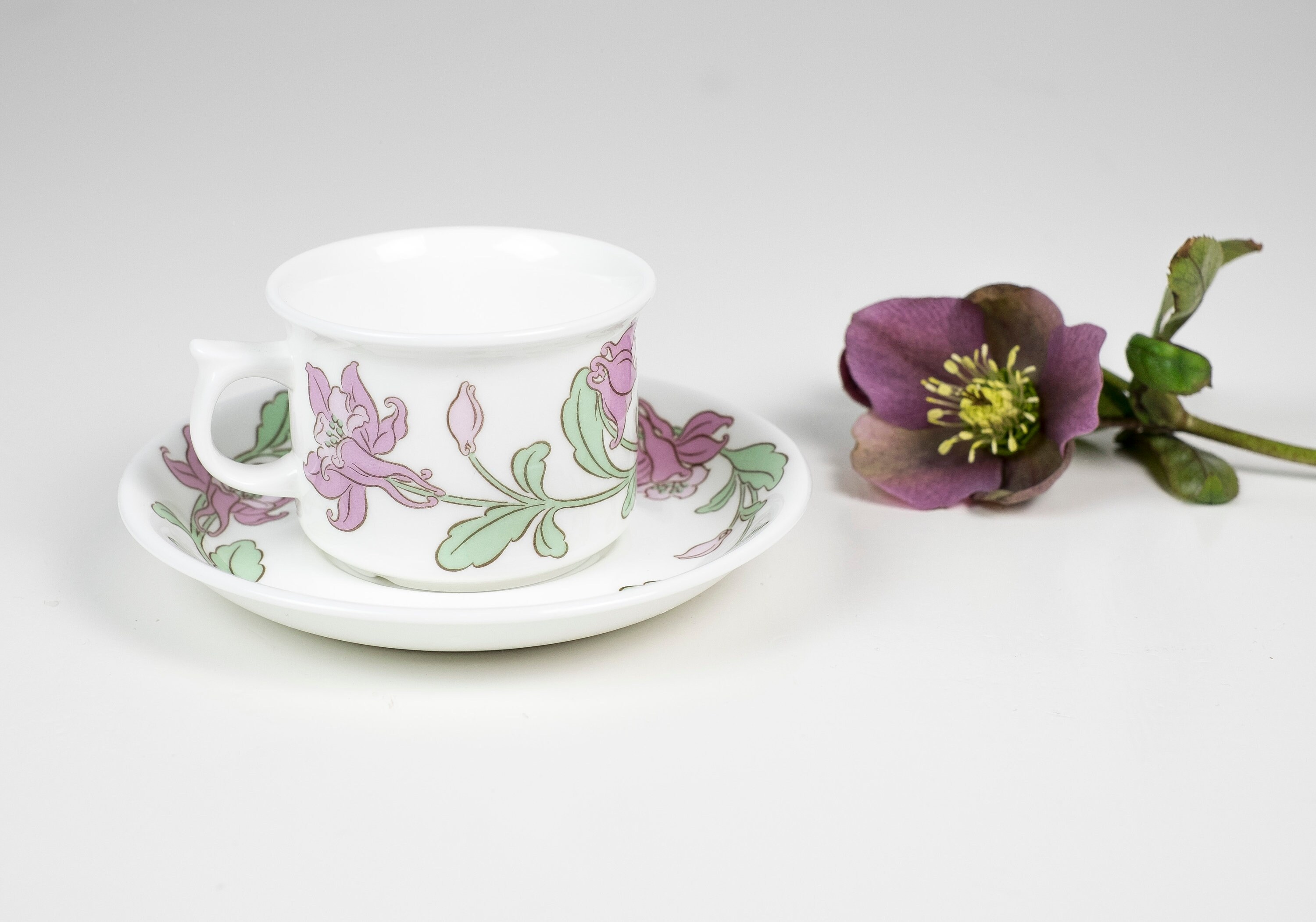 Vintage Cup and Saucer Rörstrand & Gustavsberg Coffee Cup