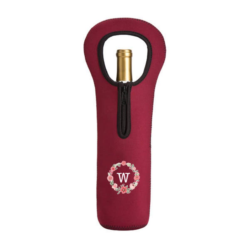 Personalized Insulated Neoprene Wine Bottle Carrier Bag for Etsy