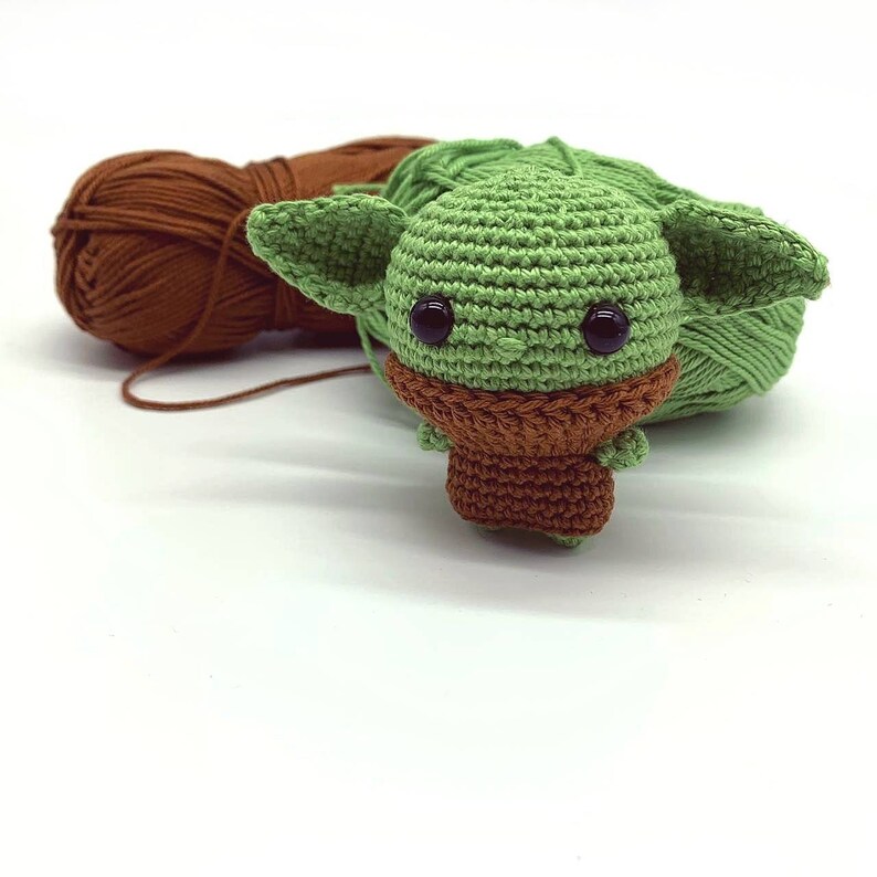 Baby Yoda The child Crochet keychain The Mandalorian Yodababy Etsy