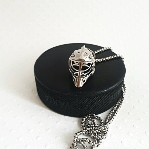 Bastoncini Da Hockey In Argento Sterling 3D Collana Pendente
