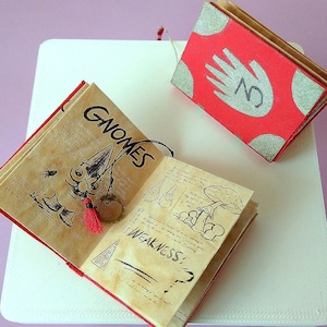 Miniature Gravity fall book with text pages. Mystery shack journal dollhouse Dipper Mabel Bill Gideon Stan Pines cartoon 6 fingers notebook