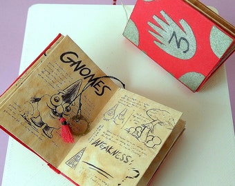 Miniature Gravity fall book with text pages. Mystery shack journal dollhouse Dipper Mabel Bill Gideon Stan Pines cartoon 6 fingers notebook