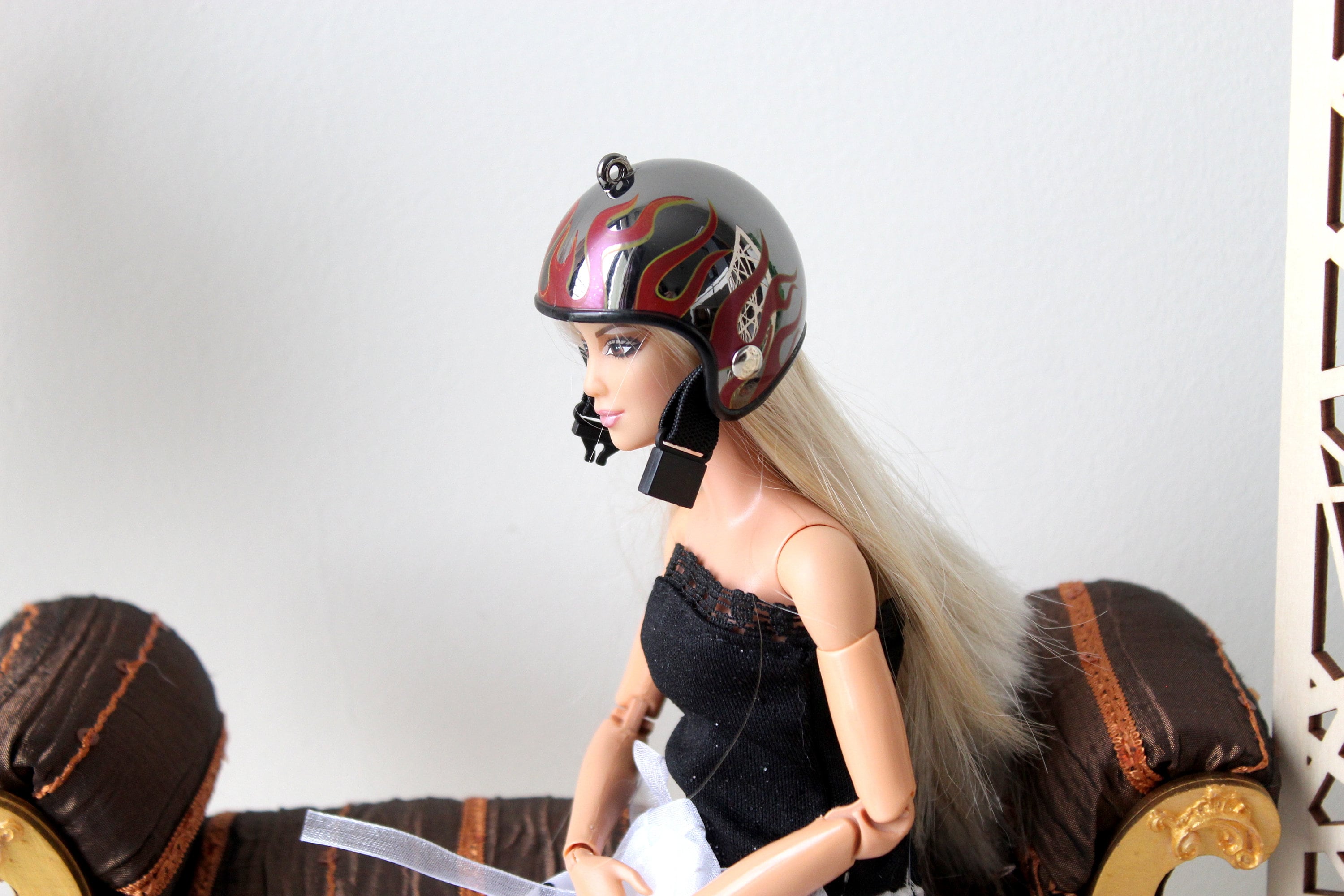 barbie doll motorcycle helmet Mattel Year 2015 Spy Squad Series 12 Inch Vehicle Set Harley and Barbie NEW 1998 Harley Davidson Barbie