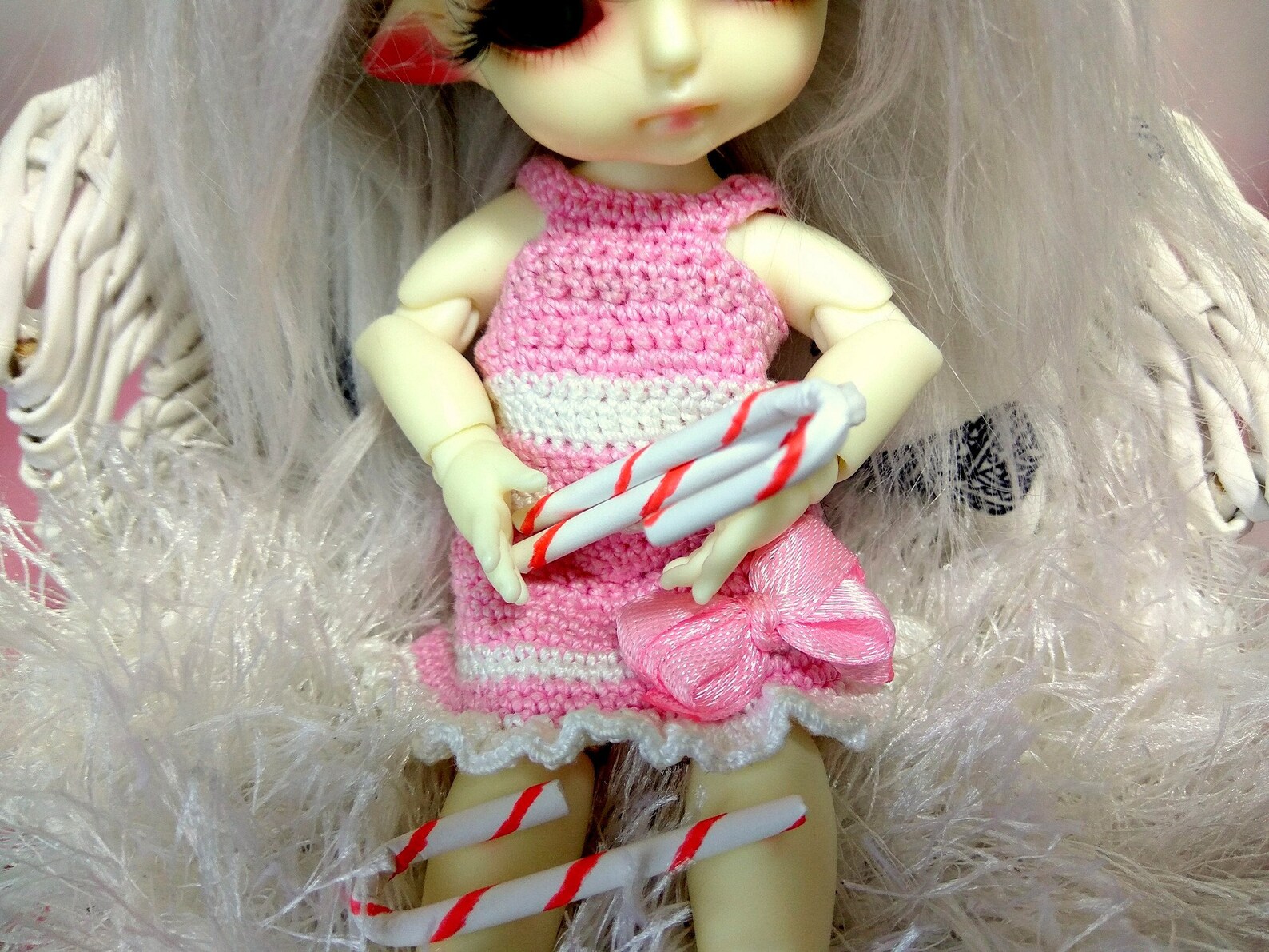 12 Candy Canes 16 Scale Dolls. Miniature Dollhouse Desserts Etsy