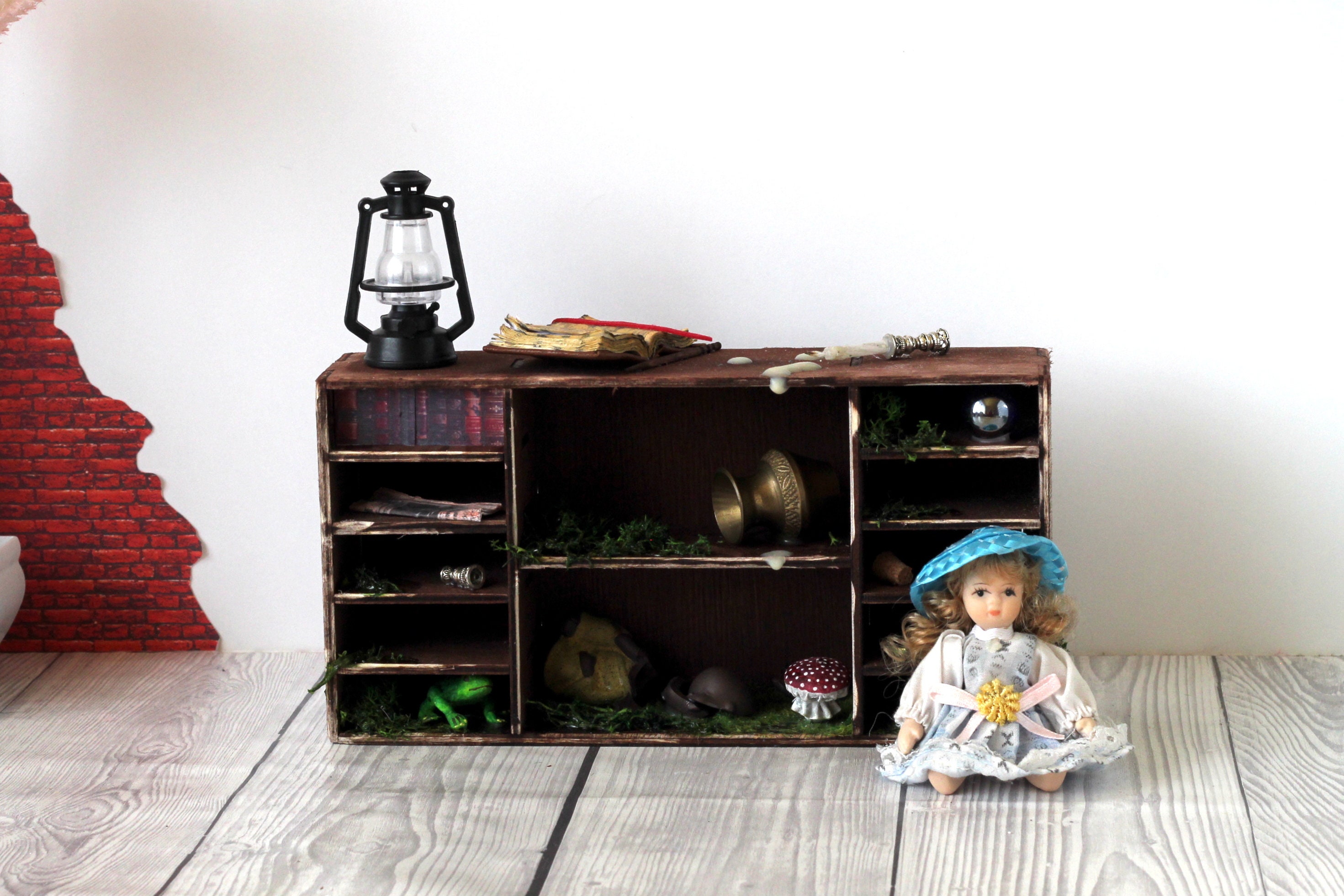 LOORGVEL Miniatur Kerosinlampe | Retro Deko Für Puppenhaus | 7,5x5cm PP-Material