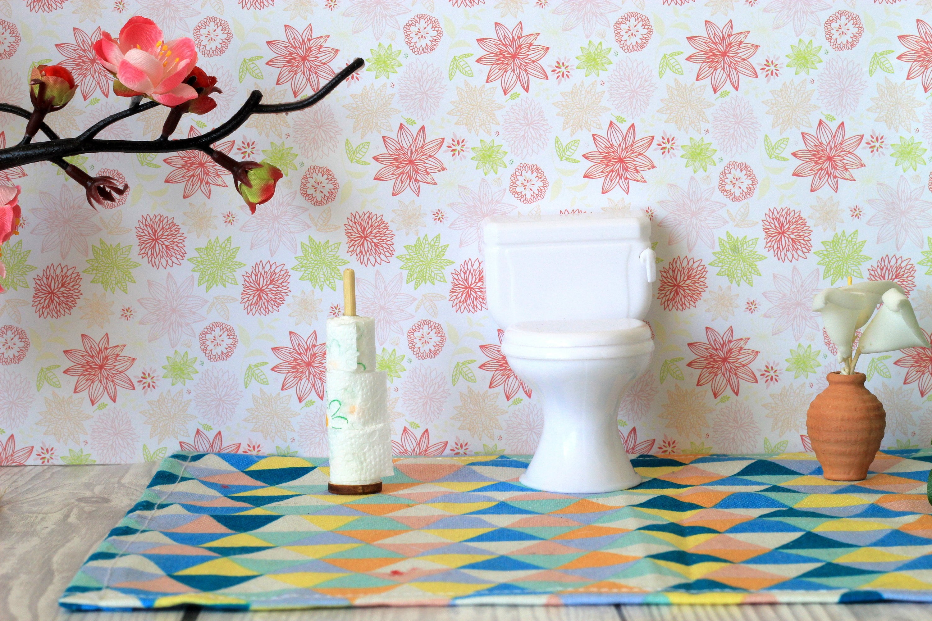 Serviettes en papier miniatures pour maison de poupée - ESTINK - 20