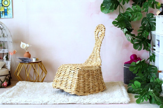 Straw swing chair sale