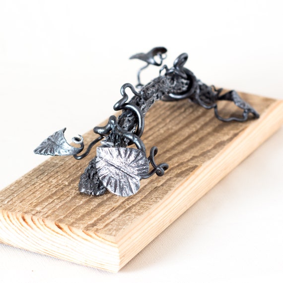Hand Forged Barn Door Hardware Hand Painted Unique Cabinet Etsy