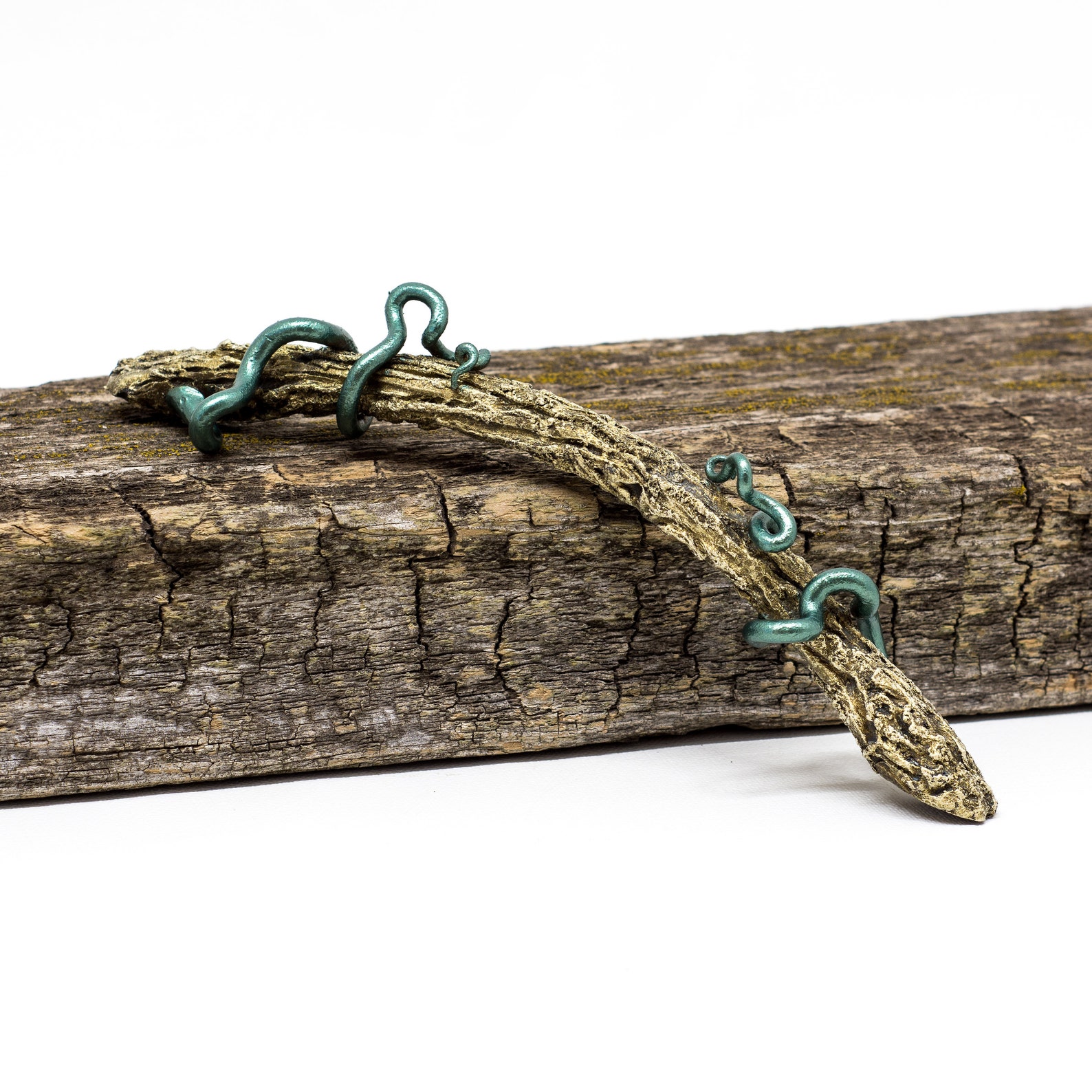 Forjado perillas de gabinete único y tira de hardware | Etsy