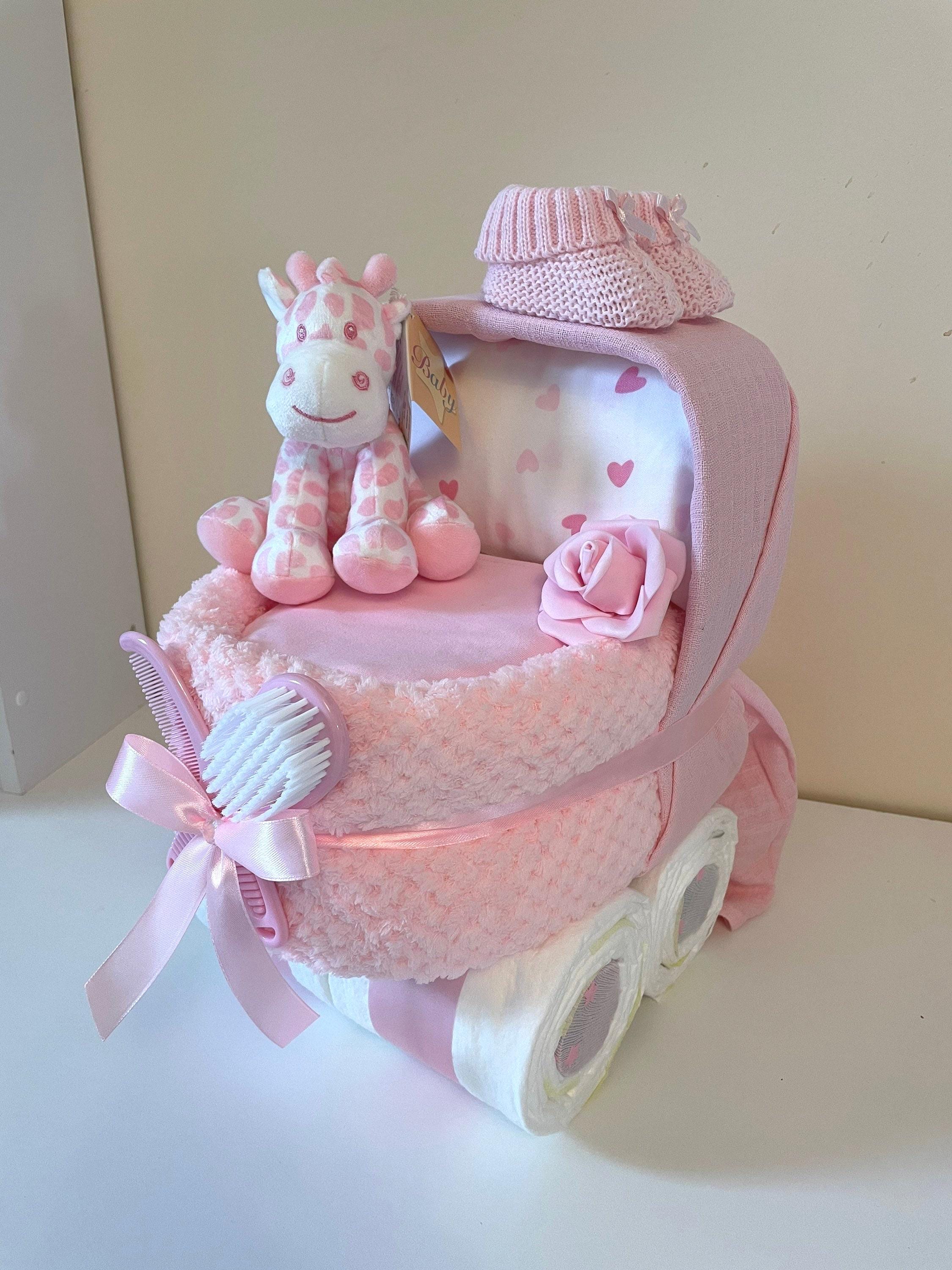 Nappy Cake Pram Instructions Nappy Cake For Online Baby Girl
