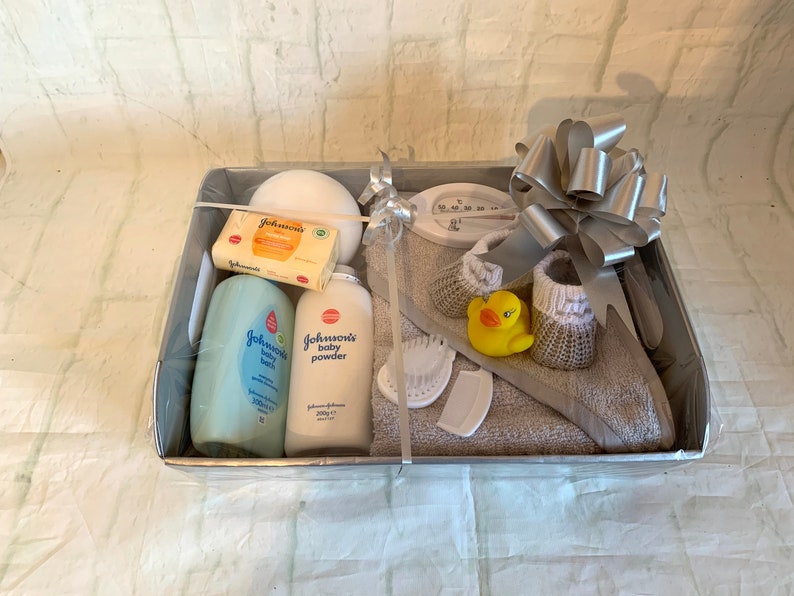 Baby Bath Hamper Personalised Embroidered Towel newborn gift Etsy