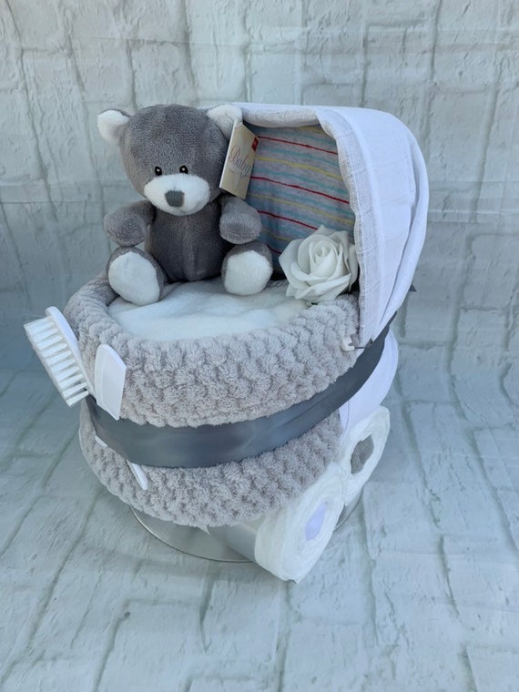 nappy cake pram