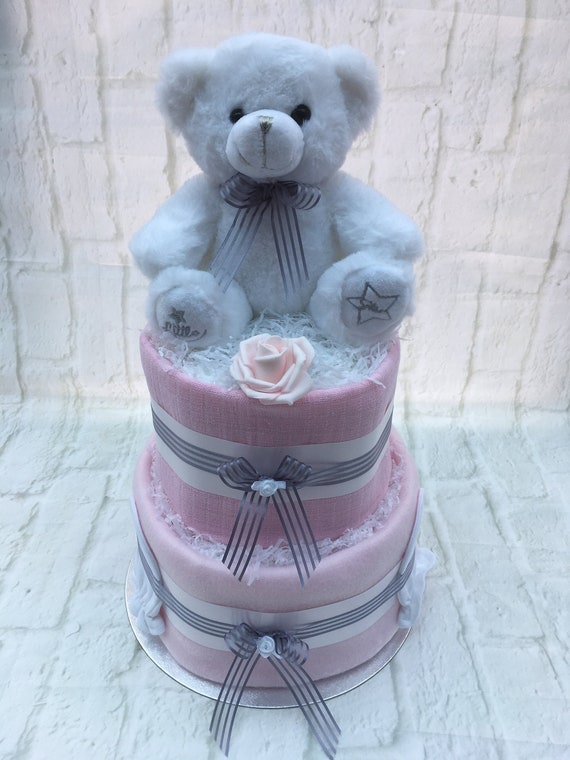 baby gift nappy cake