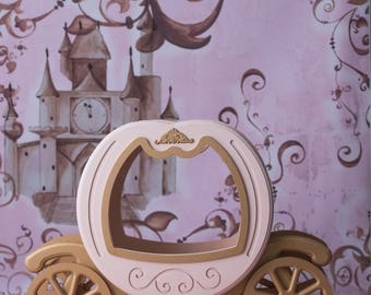 Princess carriage Digital background