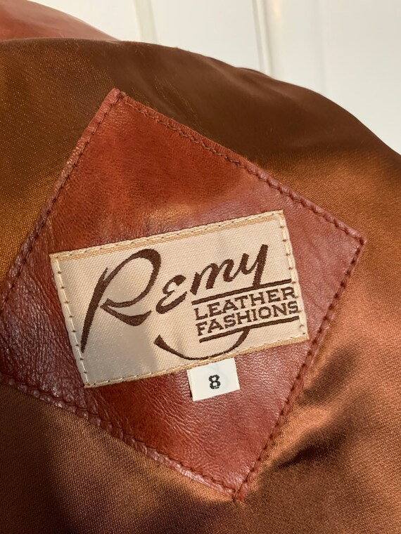 Vintage Remy Leather Fashions USA women’s jacket … - image 6