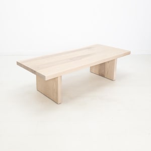 LILY Deluxe Coffee Table - Japandi Style, Durable Walnut, Minimalist Living Room Furniture Bild 17