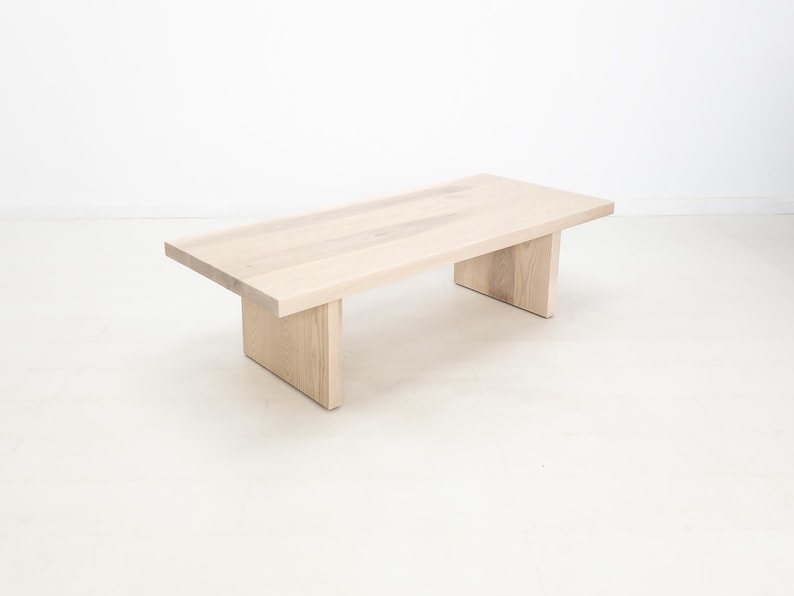 LILY Deluxe Coffee Table - Japandi Style, Durable Walnut, Minimalist Living Room Furniture Bild 17
