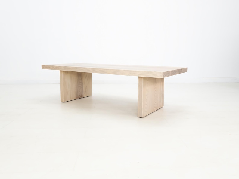 LILY Deluxe Coffee Table - Japandi Style, Durable Walnut, Minimalist Living Room Furniture Bild 20